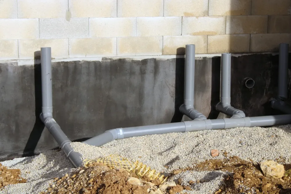 Raccordement pluvial près de Libourne